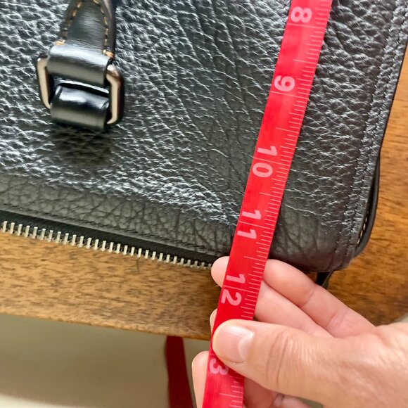 Coach Gotham Folio Business Bag Black Pebbled Leather NEW - Picture 10 of 12